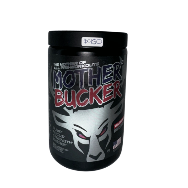 MOTHER BUCKER PRE WORKOUT 20 SERV BUCKED UP