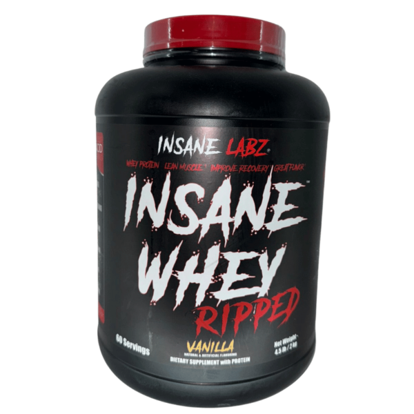 Insane Whey Ripped Proteina Insane Labz 4.5 Libras 60 Servs Sabor Vainilla