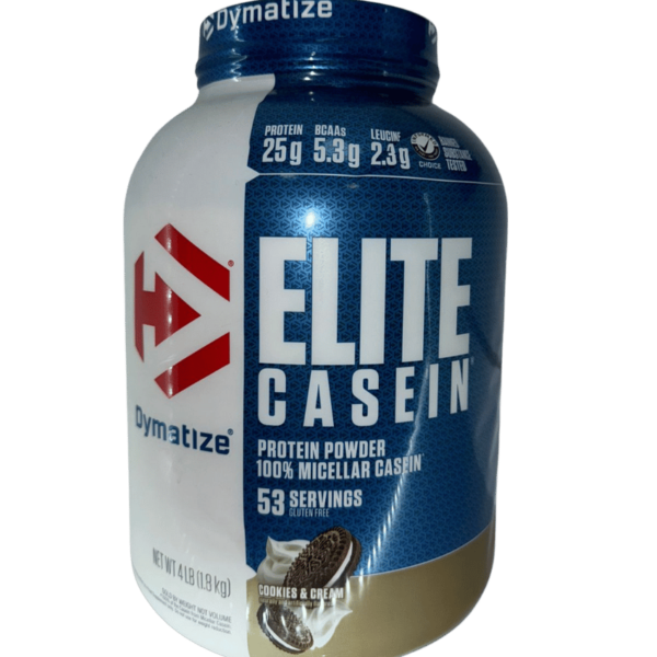 Dymatize, Elite Casein, Galletas con Crema, 4 lbs (1.8 kg)