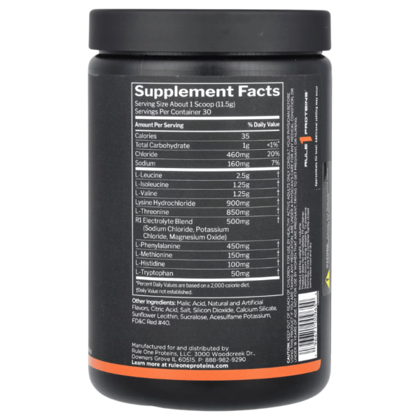 Rule One Proteins, Essential Amino 9, Fruit Punch, 12.17 oz (345 g) - Imagen 2